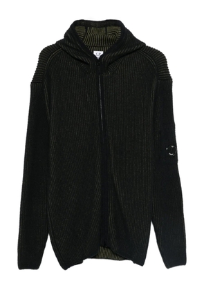 C.P. Company lens-detail hoodie - Black