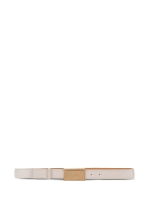 Elisabetta Franchi embossed belt - Neutrals