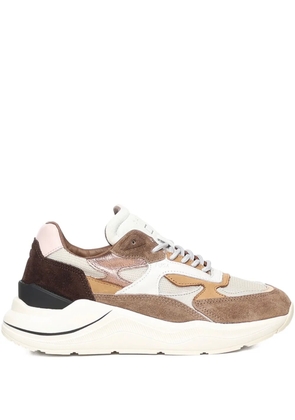 D.A.T.E. panelled sneakers - Brown
