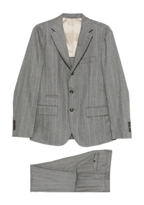 Eleventy pinstripe-print suit - Grey