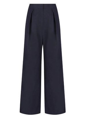 Co pleat-detail trousers - Blue