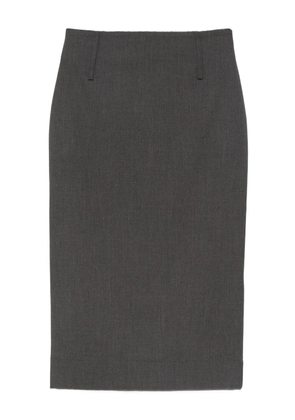 FEDERICO CINA straight skirt - Grey