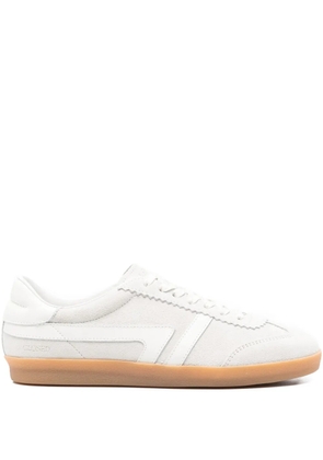 Closed suede leather sneakers - Grey
