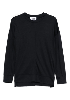 ALPHA STUDIO panelled jersey - Black