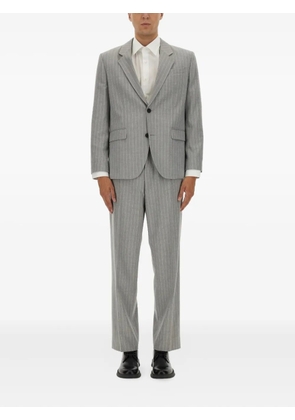 HUGO striped-pattern suit - Grey