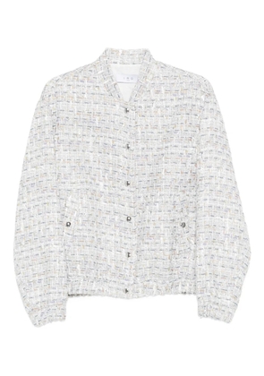 IRO tweed bomber jacket - White