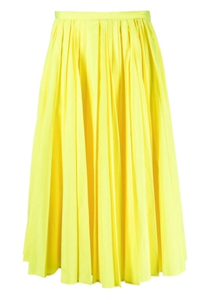 Philosophy Di Lorenzo Serafini pleated mid-length skirt - Yellow