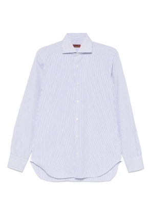 Barba striped shirt - White
