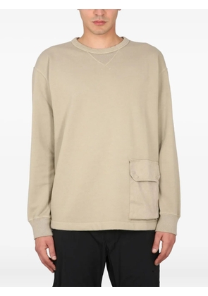Ten C pocket-detail sweatshirt - Neutrals
