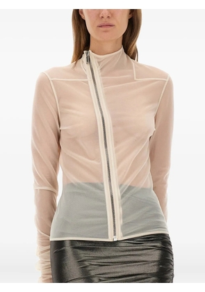 Rick Owens Lilies zipped transparent top - Neutrals