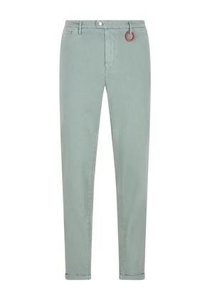 Sartoria Tramarossa metal-ring detail trousers - Green