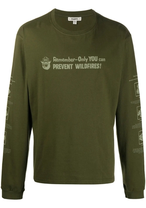 Phipps slogan print sweatshirt - Green