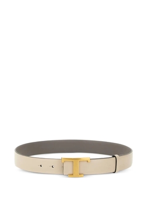 Tod's logo-buckle belt - Neutrals