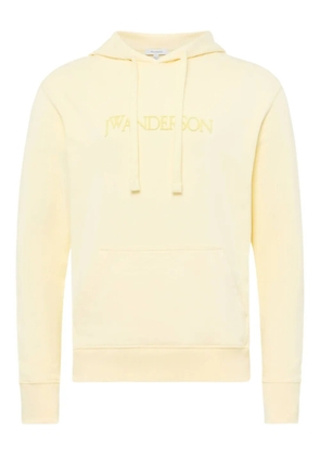 JW Anderson logo-embroidered hoodie - Yellow