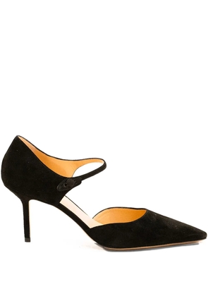 Francesco Russo 80mm pointed pumps - Black