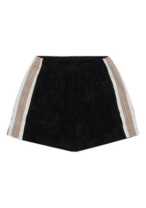 Sasquatchfabrix. side-stripe shorts - Black
