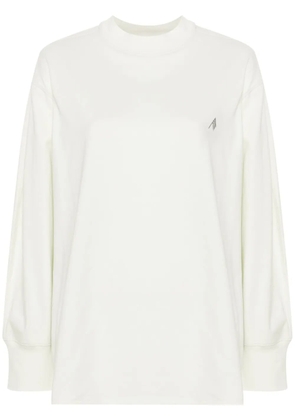 The Attico logo-print cotton T-shirt - Green