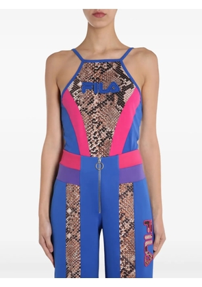 Fila snakeskin panel top - Blue