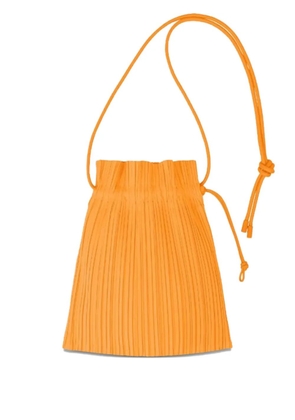 Pleats Please Issey Miyake mini pleated cross-body bag - Orange