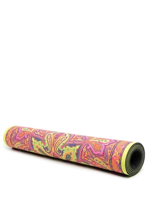 ETRO HOME paisley print yoga mat - Yellow