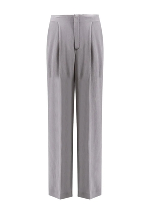Alberta Ferretti dart crepe trousers - Grey
