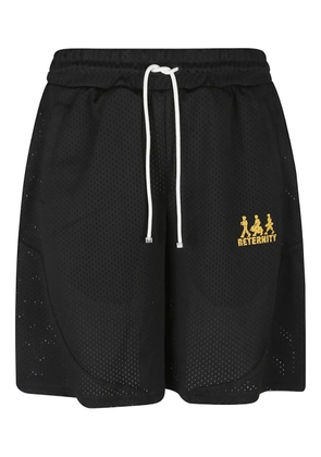 RETERNITY logo-print shorts - Black