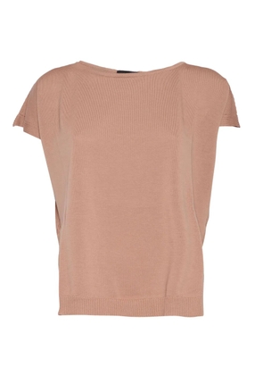 Filippo De Laurentiis short-sleeve cotton top - Pink