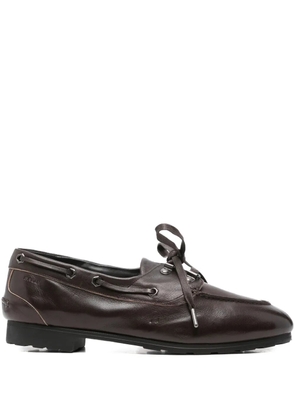 Bally leather derby shoes - Brown