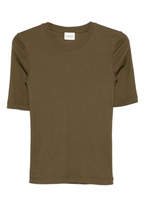 Closed short-sleeve T-shirt - Green