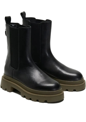 Blauer elastic-panels chelsea boots - Black