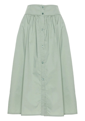 Woolrich poplin midi skirt - Green