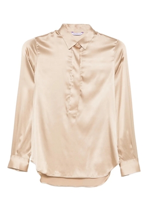 Guglielminotti buttoned long-sleeved top - Neutrals