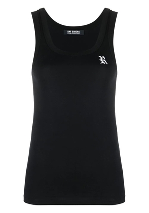 Raf Simons scoop-neck sleeveless top - Black