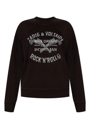 Zadig&Voltaire graphic-print sweatshirt - Brown