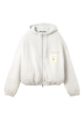 Jacquemus Le Torneo zip-up hoodie - Grey