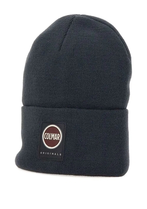 Colmar logo-patch beanie hat - Blue