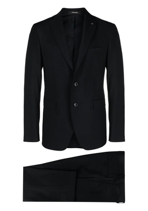 Tagliatore single-breasted virgin wool suit - Blue