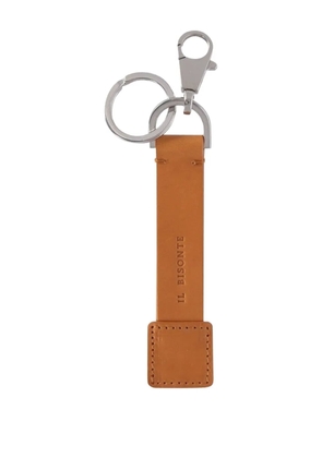 Il Bisonte leather keyring - Brown