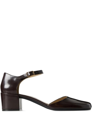 The Row Penelope ankle-strap heeled pumps - Brown