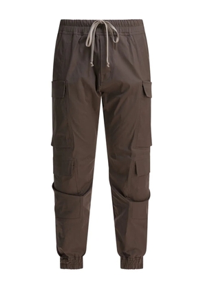 Rick Owens cargo-pocket drawstring cargo trousers - Brown