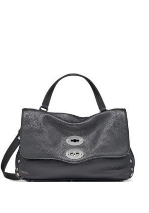 Zanellato turn-lock studded-embellishment tote bag - Blue