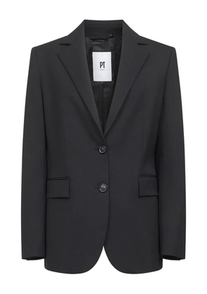 PT Torino notched-lapel single-breasted blazer - Black