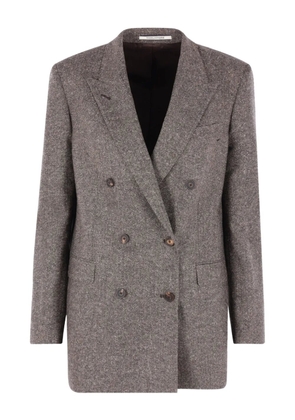 Tagliatore double-breasted blazer - Brown