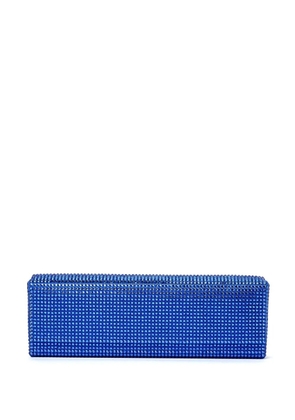 Amina Muaddi Amini Paloma crystal-embellished clutch - ELECTRIC BLUE