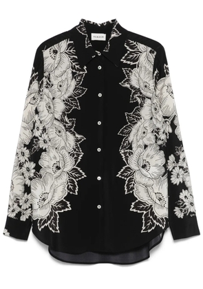 P.A.R.O.S.H. floral-print shirt - Black
