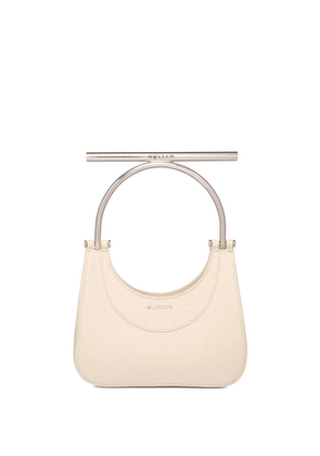 Alexander McQueen leather clutch bag - White