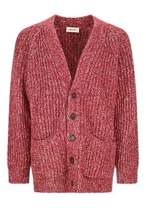 atomo factory pocket cardigan - Red