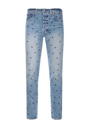 Levi's embroidered cotton jeans - Blue