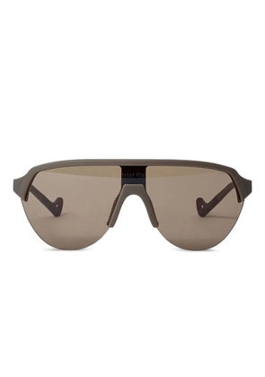 District Vision Nagata Speed Blade sunglasses - Brown