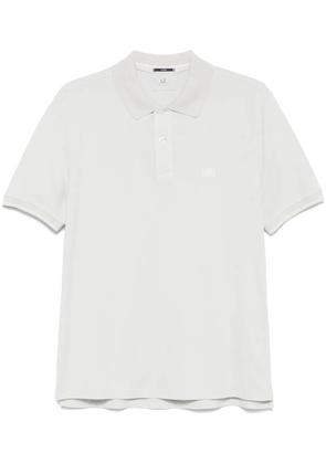 C.P. Company logo-embroidered polo shirt - Blue